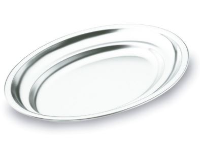 TRAVESSA OVAL INOX 30X20